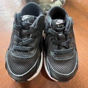 Little Kids Toddlers Nike Air Max,  Black, White and Gray size 5C